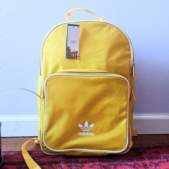adidas Handbags - NWT Yellow Adidas backpack